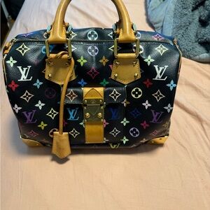 Louis Vuitton Black Murakami  speedy 30